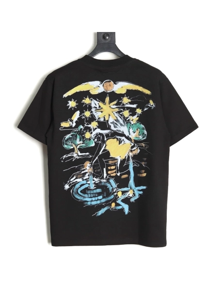 Givenchy star pattern print round neck short sleeve T-shirt TSK1,Givenchy