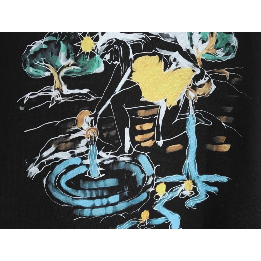 Givenchy star pattern print round neck short sleeve T-shirt TSK1,Givenchy