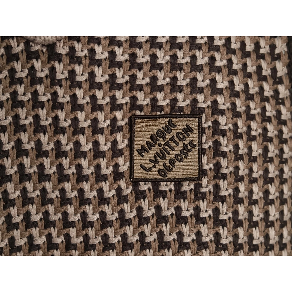 Louis Vuitton Brown Check Jacquard Knit Vest,Louis Vuitton