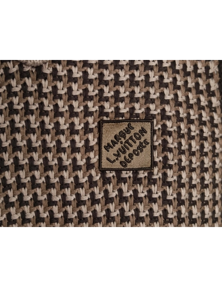Louis Vuitton Brown Check Jacquard Knit Vest,Louis Vuitton