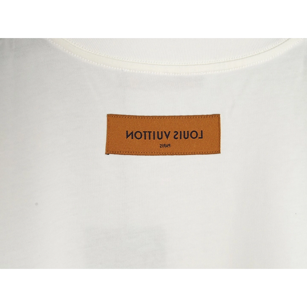 Louis Vuitton White Dove Print Short Sleeve T-shirt,Louis Vuitton