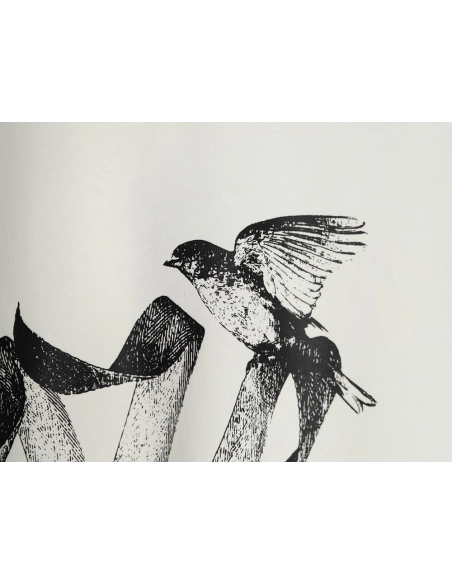 Louis Vuitton White Dove Print Short Sleeve T-shirt,Louis Vuitton