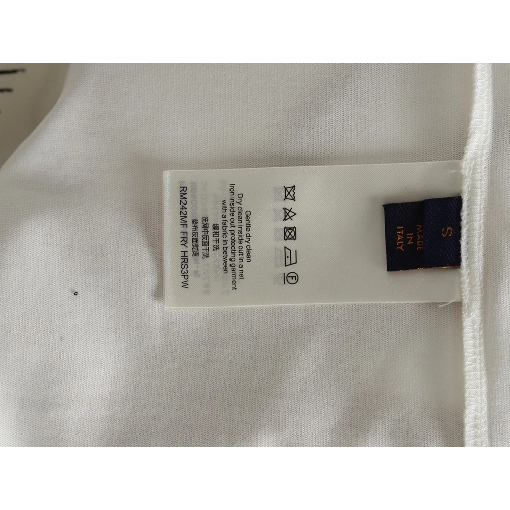 Louis Vuitton White Dove Print Short Sleeve T-shirt,Louis Vuitton