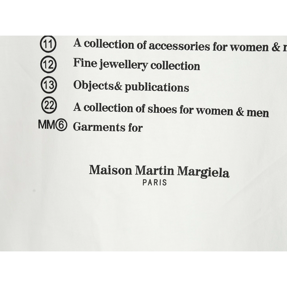 Maison Margiela alphanumeric print short-sleeved T-shirt,Maison Margiela