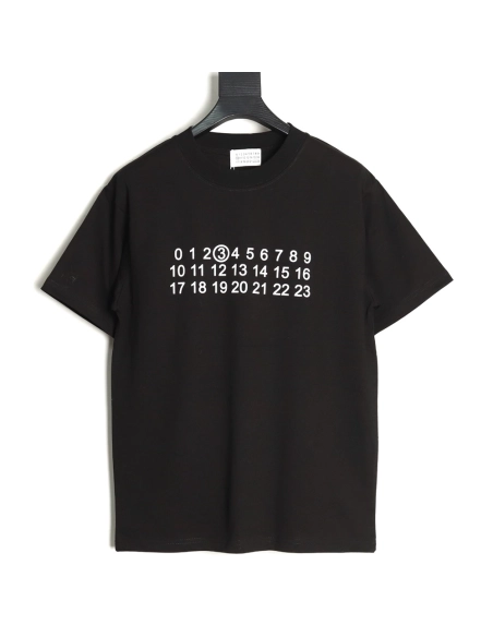 Maison Margiela alphanumeric print short-sleeved T-shirt TSK1,Maison Margiela