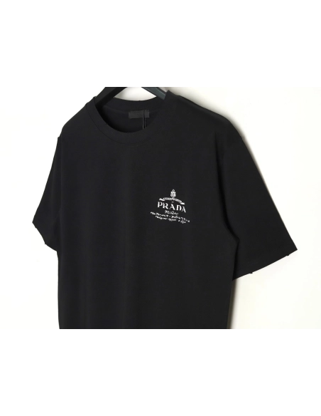 Prada chest lettering logo short sleeves tsk1,Prada