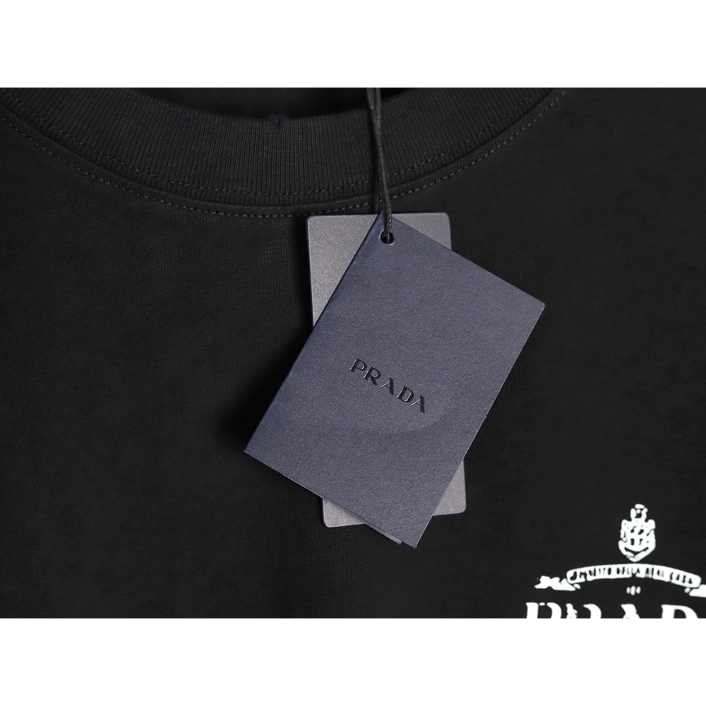 Prada chest lettering logo short sleeves tsk1,Prada