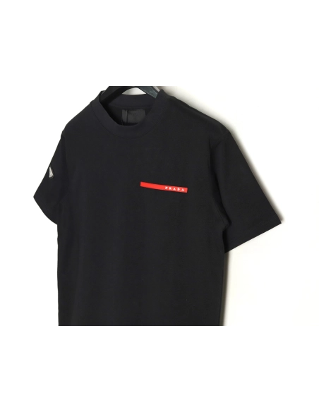 Prada classic red silicone trim short sleeves TSK1,Prada