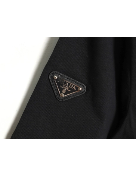 Prada classic red silicone trim short sleeves TSK1,Prada