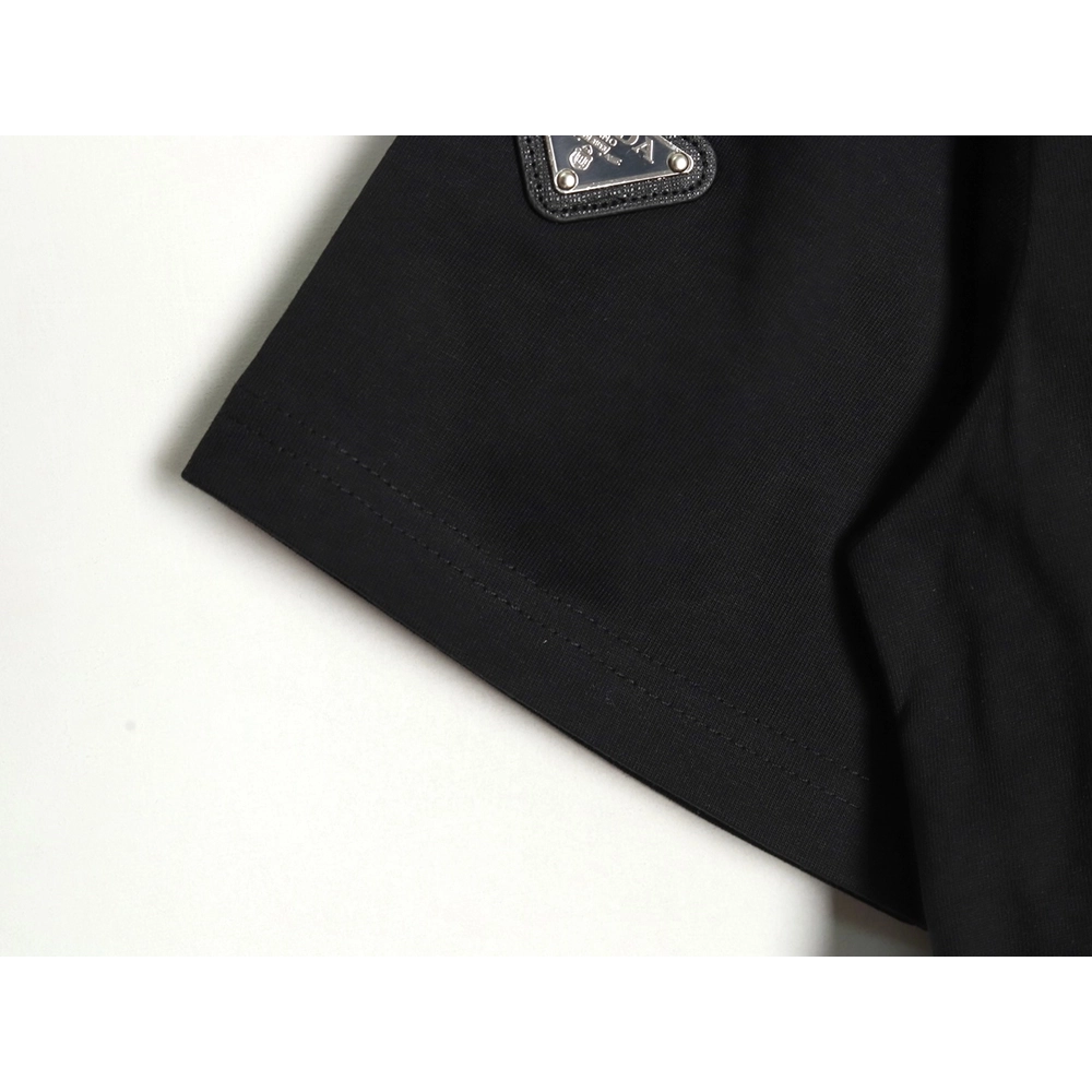 Prada classic red silicone trim short sleeves TSK1,Prada