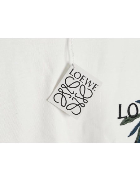 Loewe embroidered coconut tree short sleeve T-shirt,Loewe