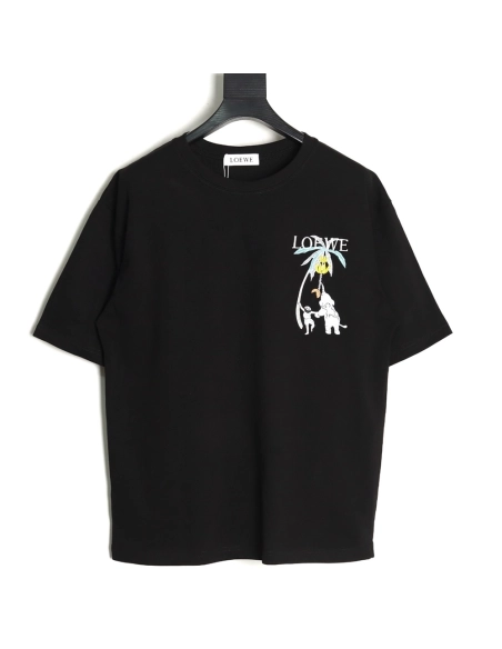 Loewe embroidered coconut tree short sleeve T-shirt TSK1,Loewe