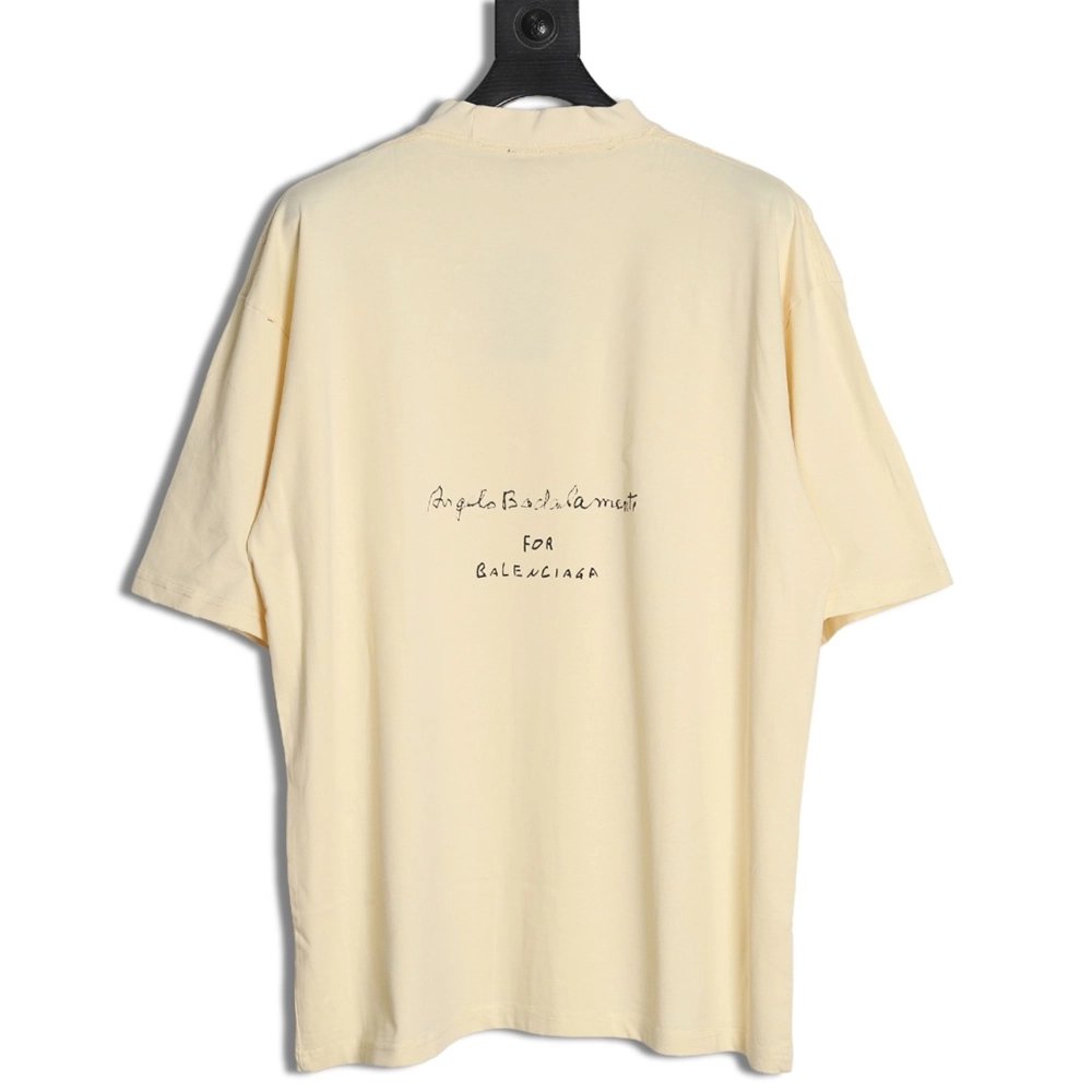 Balenciaga Sheet Music Short Sleeve T-shirt,Balenciaga