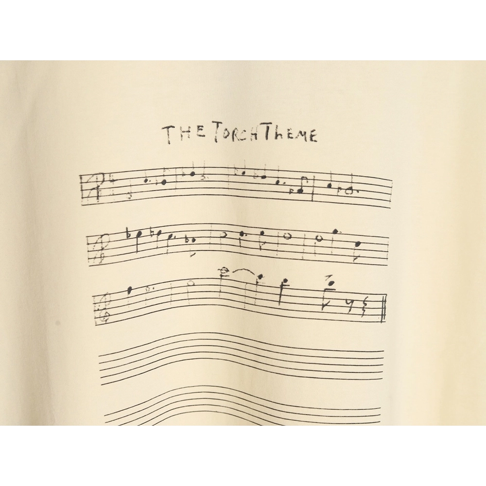 Balenciaga Sheet Music Short Sleeve T-shirt,Balenciaga