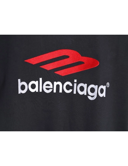 Balenciaga 3M embroidered letters washed short sleeves TSK1,Balenciaga