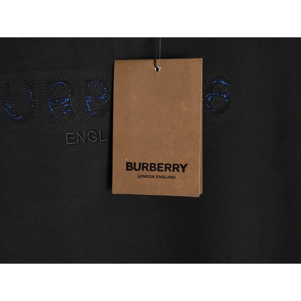 Burberry Back Hollow Out Applique War Horse Short Sleeve T-Shirt TSK1,Burberry