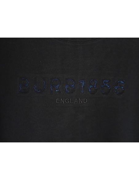 Burberry Back Hollow Out Applique War Horse Short Sleeve T-Shirt TSK1,Burberry