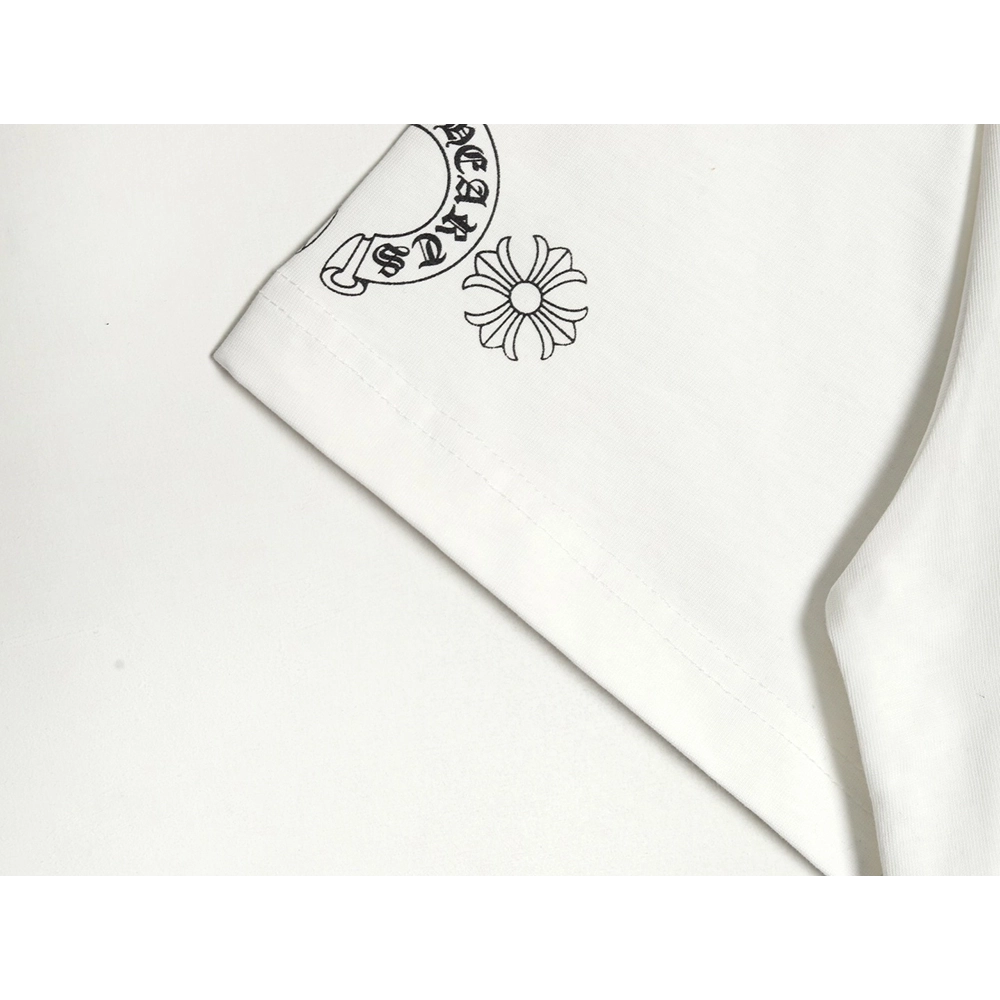 Chrome Hearts Multi-element Pocket Sanskrit Letters Short Sleeve T-shirt,Chrome Hearts