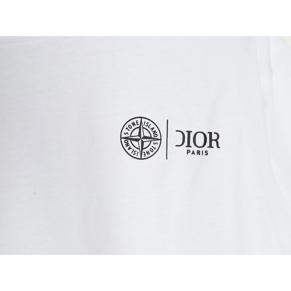 Dior &amp; Stone Island crosshair print short-sleeved T-shirt,Dior