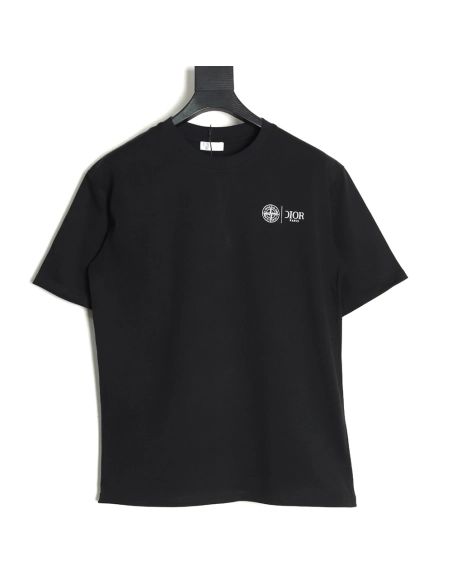 Dior &amp; Stone Island crosshair print short-sleeved T-shirt TSK1,Dior