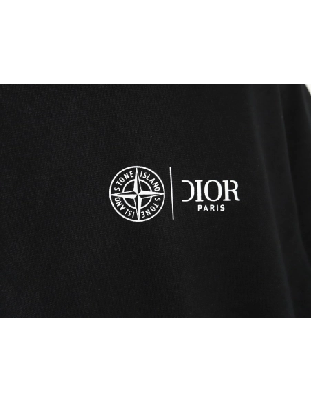 Dior &amp; Stone Island crosshair print short-sleeved T-shirt TSK1,Dior