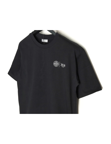 Dior &amp; Stone Island crosshair print short-sleeved T-shirt TSK1,Dior