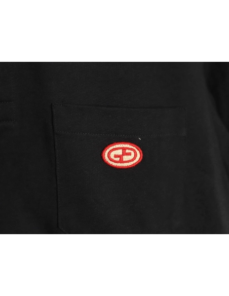 Gucci Shoulder Red Green Web Polo Short Sleeve,Gucci