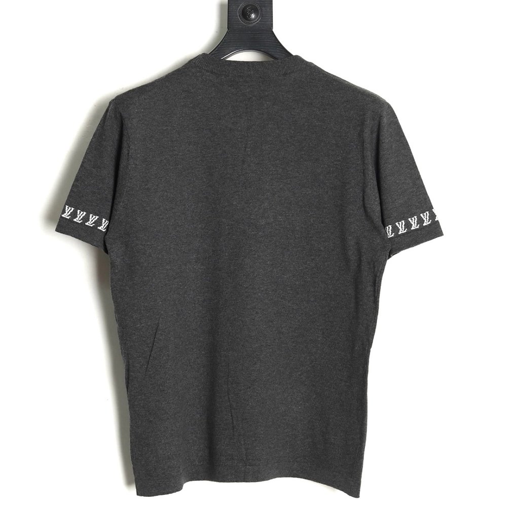Louis Vuitton jacquard lettering logo short sleeves tsk1,Louis Vuitton