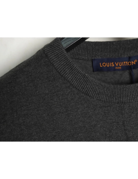 Louis Vuitton jacquard lettering logo short sleeves tsk1,Louis Vuitton
