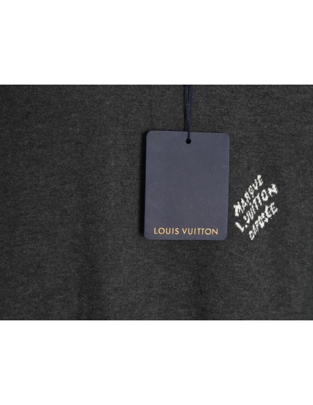 Louis Vuitton jacquard lettering logo short sleeves tsk1,Louis Vuitton