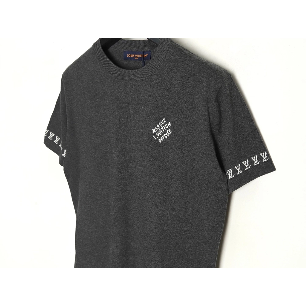 Louis Vuitton jacquard lettering logo short sleeves tsk1,Louis Vuitton