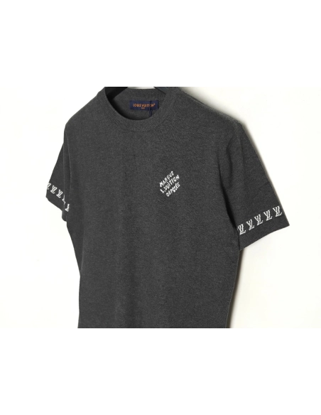 Louis Vuitton jacquard lettering logo short sleeves tsk1,Louis Vuitton