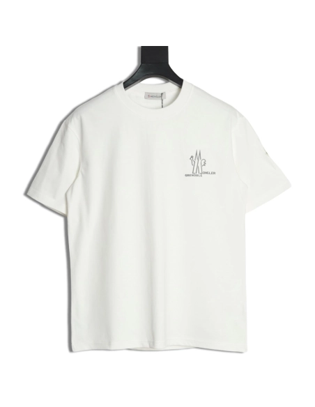 Moncler laminated logo short sleeve,Moncler