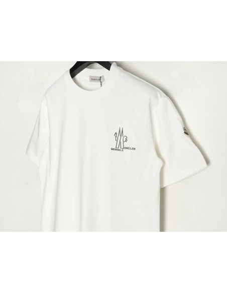Moncler laminated logo short sleeve,Moncler