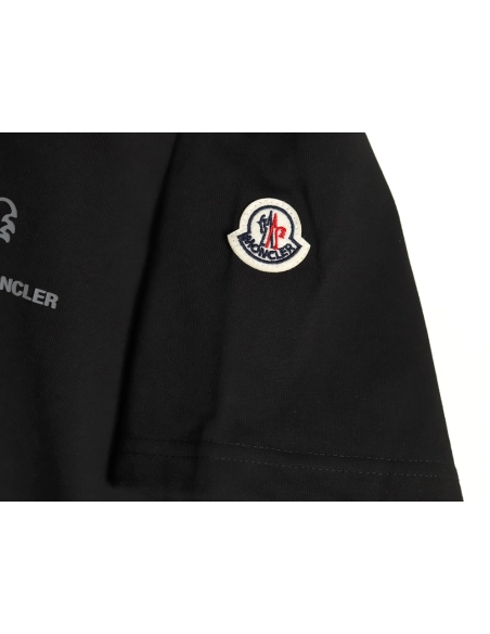 Moncler laminated logo short sleeve TSK1,Moncler