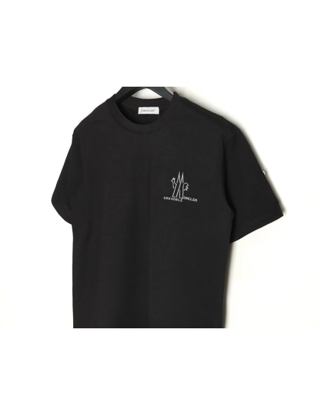 Moncler laminated logo short sleeve TSK1,Moncler
