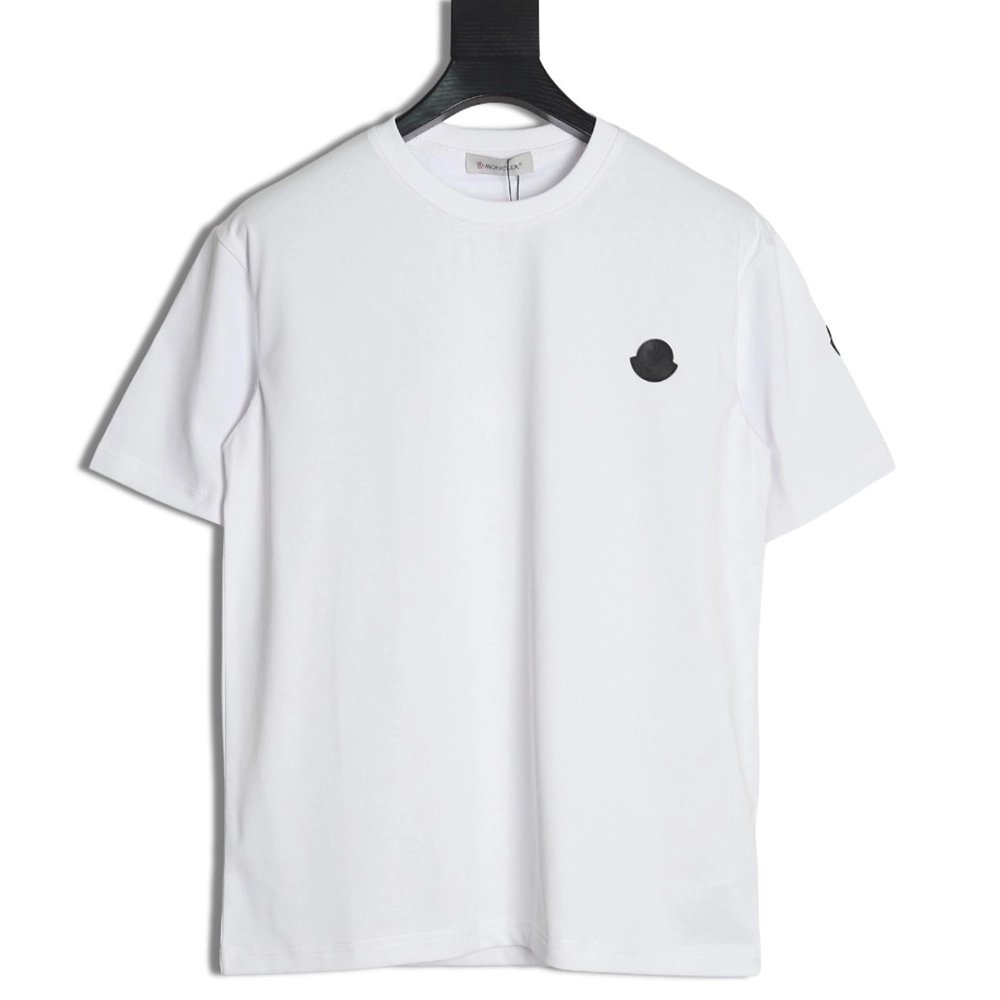Moncler chest patch back letter print short sleeves,Moncler