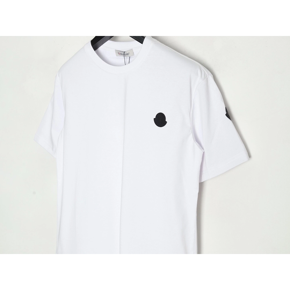 Moncler chest patch back letter print short sleeves,Moncler