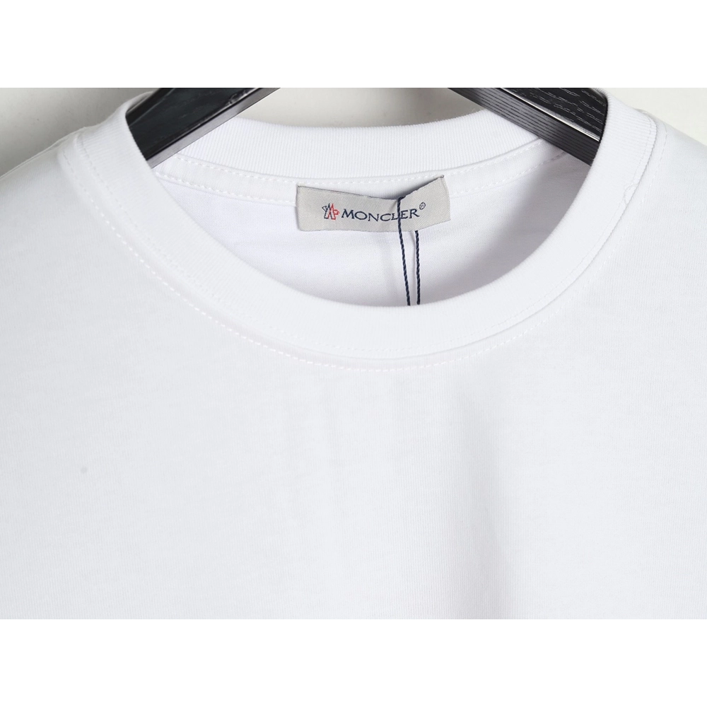 Moncler chest patch back letter print short sleeves,Moncler