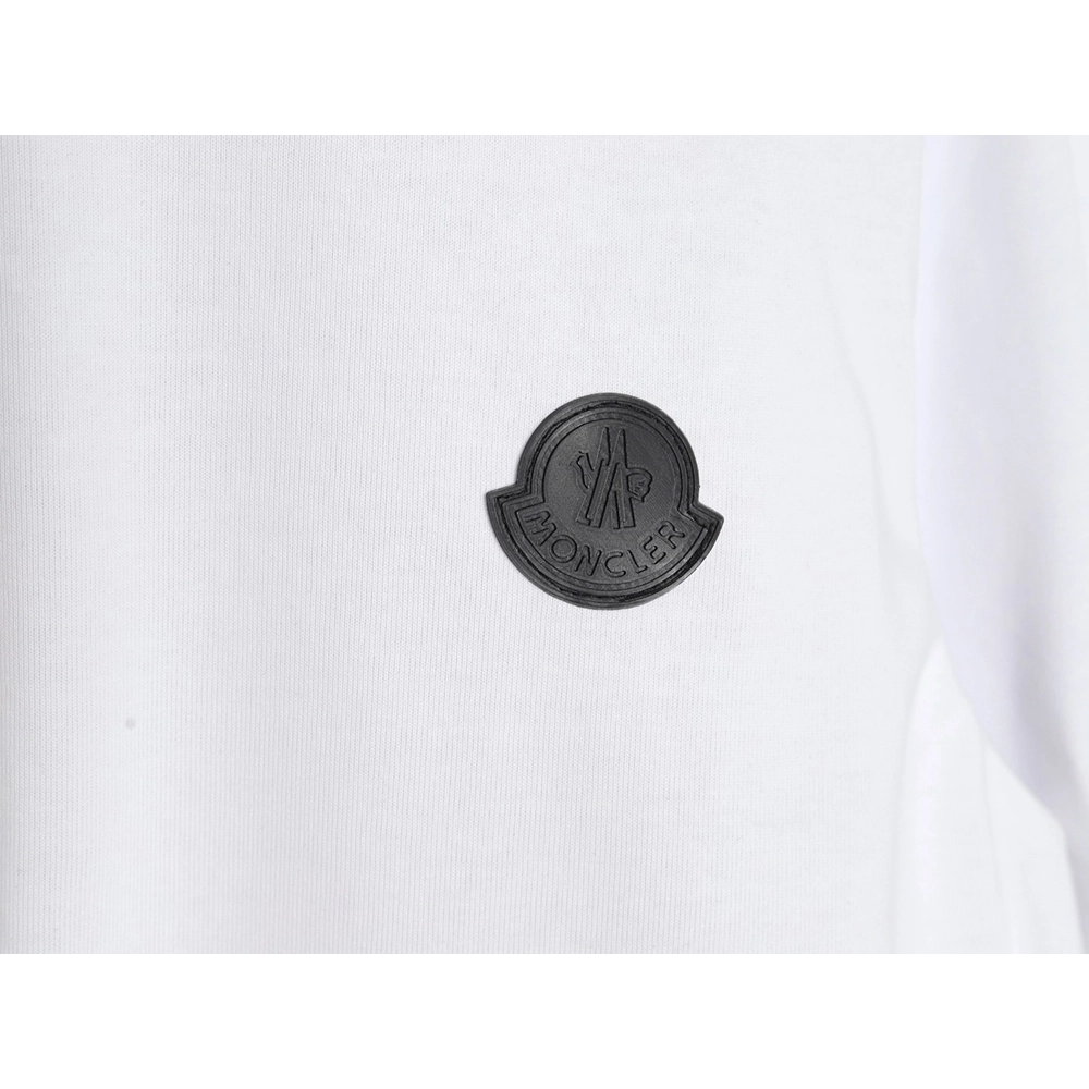 Moncler chest patch back letter print short sleeves,Moncler