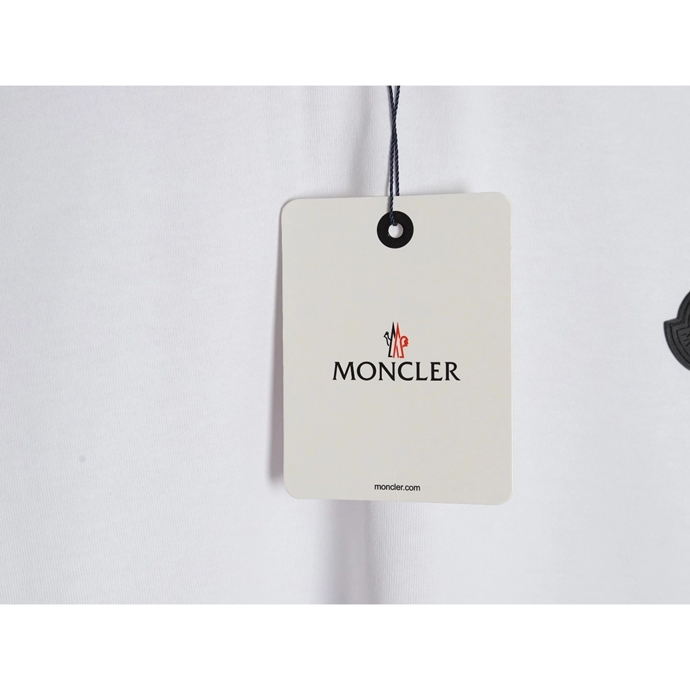 Moncler chest patch back letter print short sleeves,Moncler