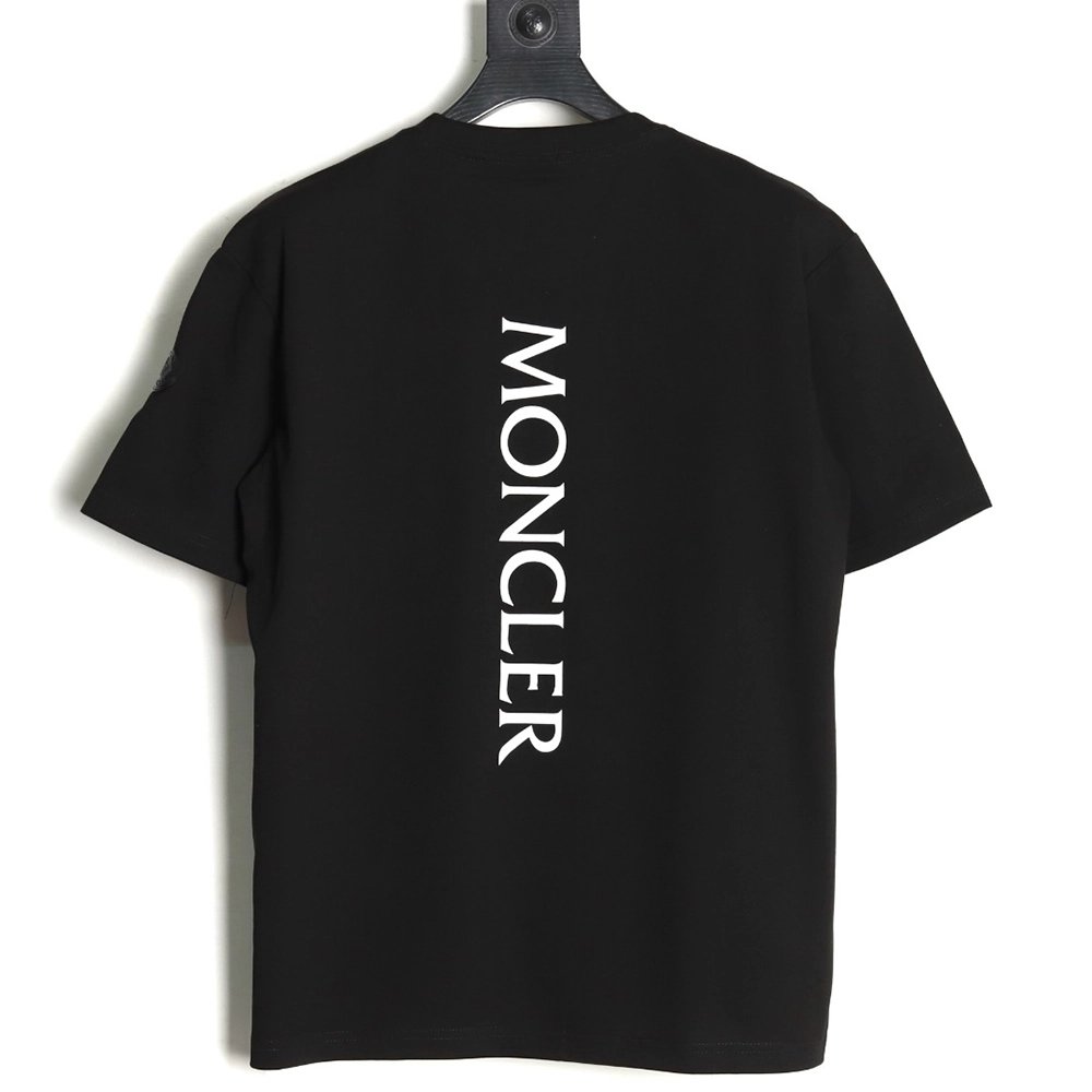 Moncler chest patch back letter print short sleeves TSK1,Moncler