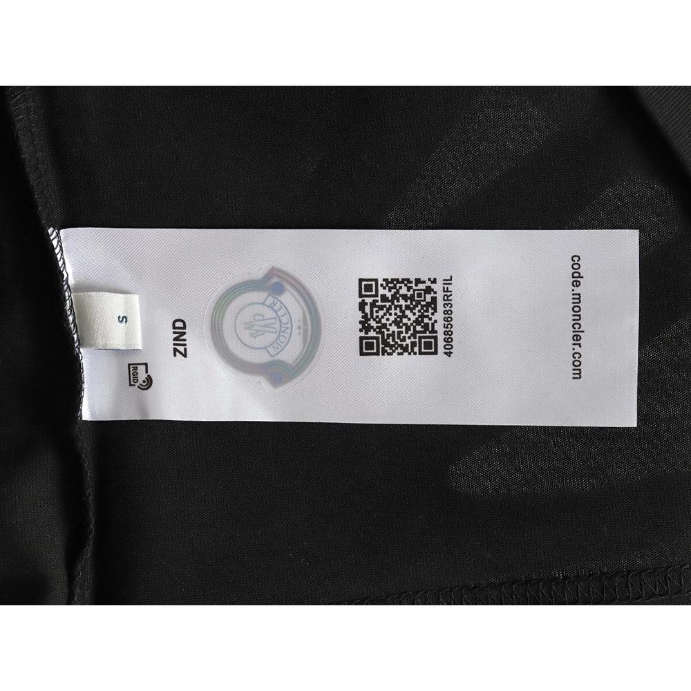 Moncler chest patch back letter print short sleeves TSK1,Moncler