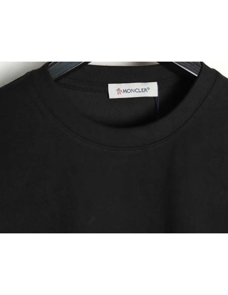Moncler chest patch back letter print short sleeves TSK1,Moncler