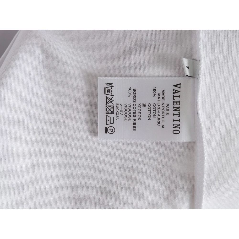 Valentino Red Letter Print Short Sleeve T-shirt,Valentino