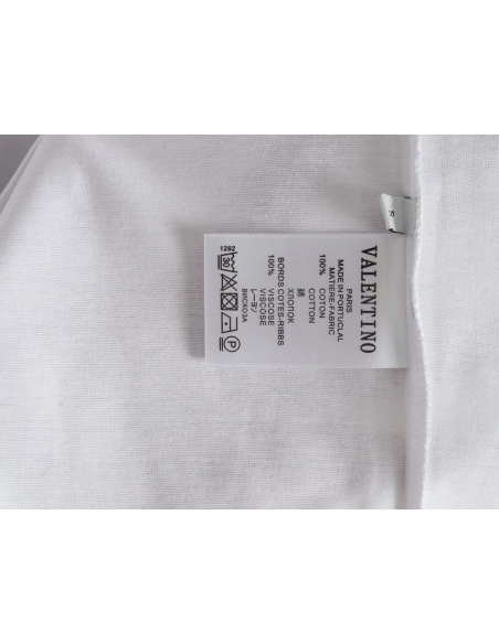 Valentino Red Letter Print Short Sleeve T-shirt,Valentino