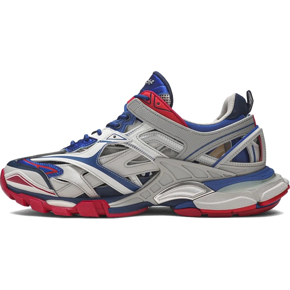 Balenciaga Track 2 Beige Blue Red,BALENCIAGA TRACK