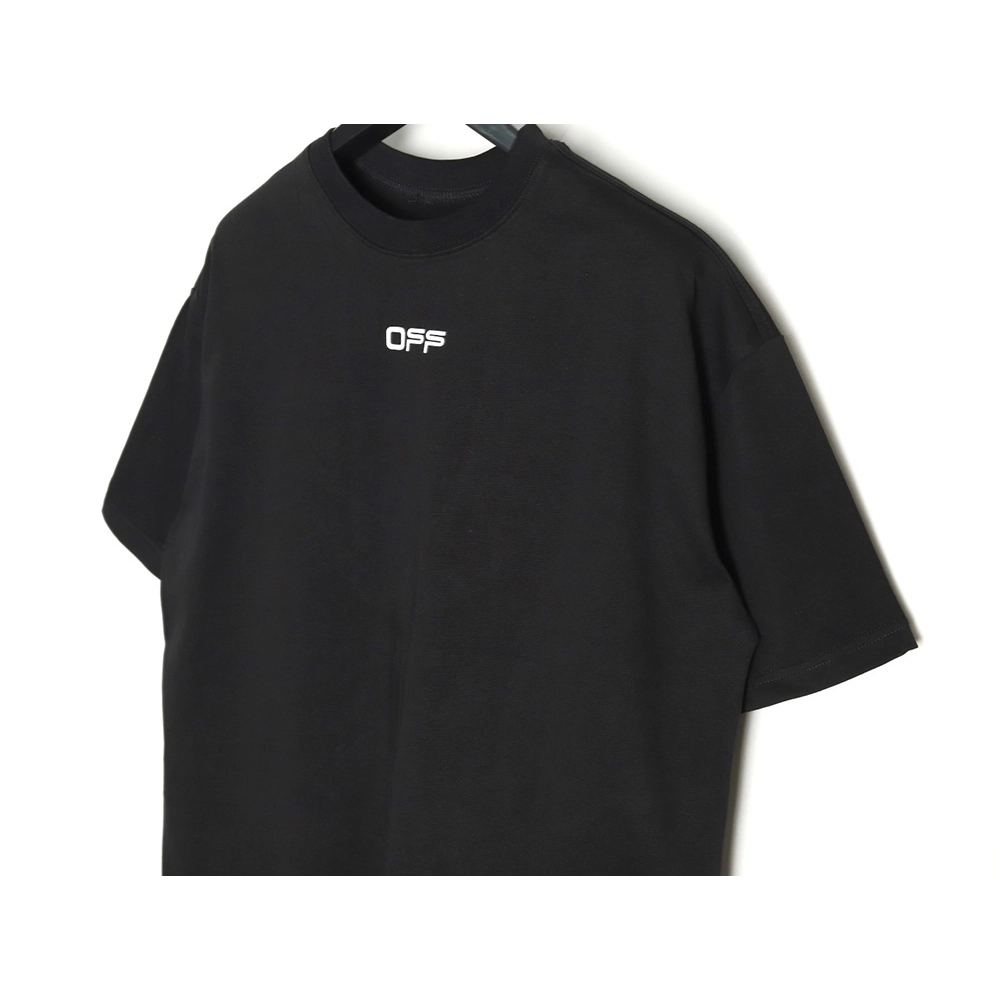 off white airport tape arrow print short sleeves,Off White