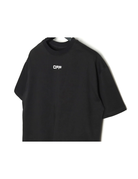 off white airport tape arrow print short sleeves,Off White