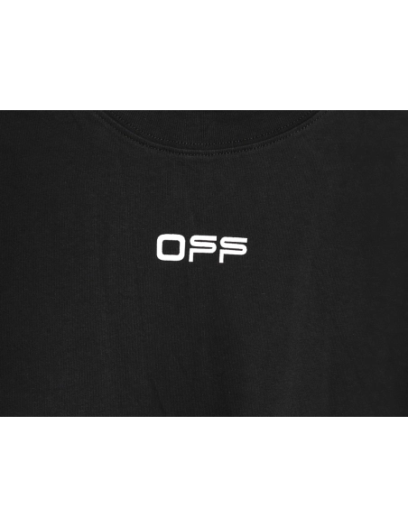 off white airport tape arrow print short sleeves,Off White